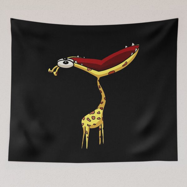 Item preview, Funny snapping giraffe humor gift shirt designed and sold by Weilichesmag.