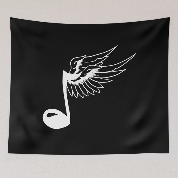 Item preview, Beautiful note with wings music icon gift designed and sold by Weilichesmag.