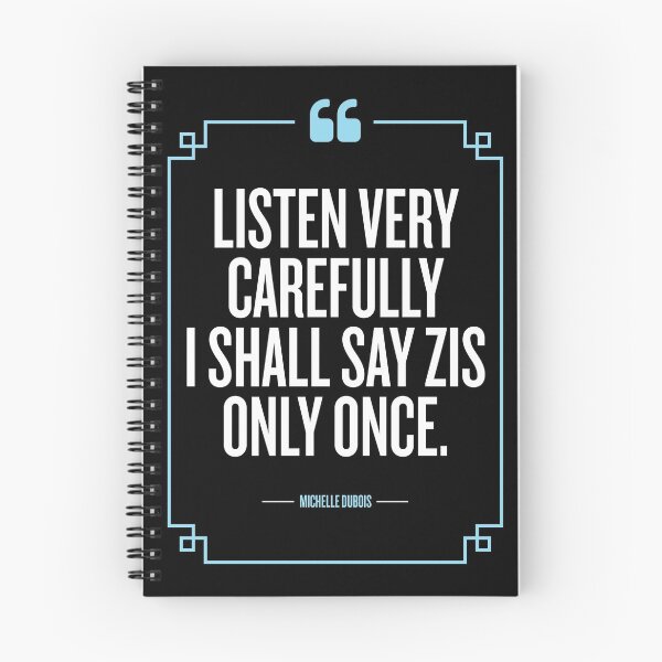 Item preview, Allo Allo - Listen Very carefully I shall say zis only once - Michelle Dubois designed and sold by roskopp.