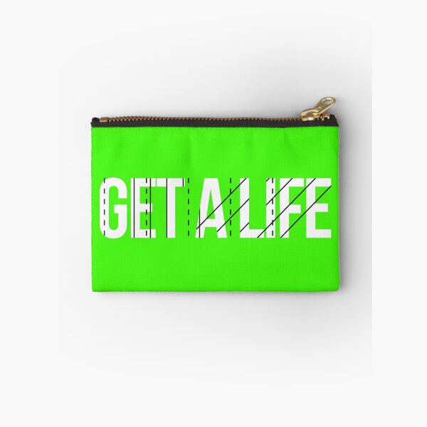 Item preview, GET A LIFE /in white, kinda ... designed and sold by ak4e.