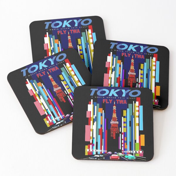 Artikelvorschau, TOKIO: Vintage-Werbedruck „Fly to Japan“ für den Tourismus entworfen und verkauft von posterbobs.