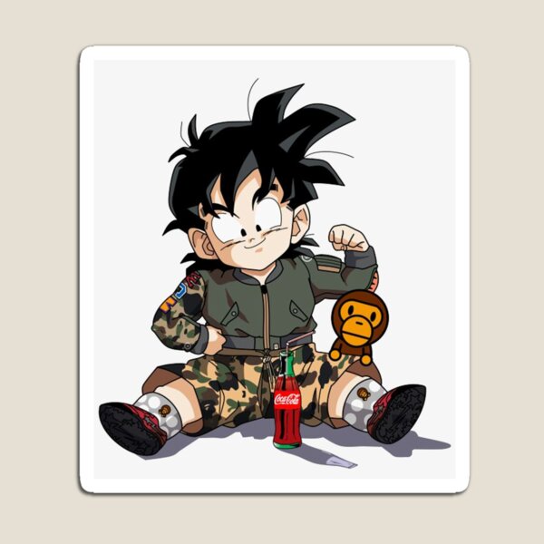 "Bape goku " Magnet for Sale by Yungncray | Redbubble