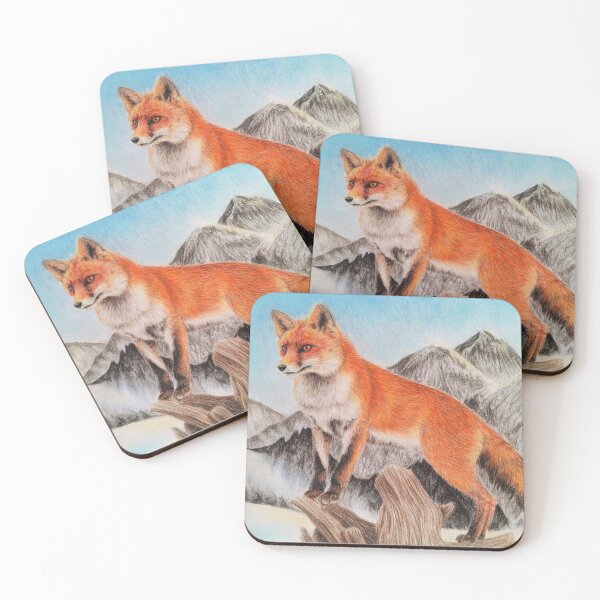 Item preview, White Landscape - Red fox  designed and sold by BeckyKidus.