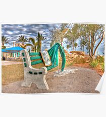 Dali Clock Bench Poster