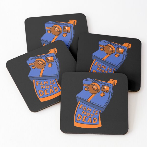Item preview, Film is not dead - Instant Camera - Blue & Orange designed and sold by MOREDANKMEMES.