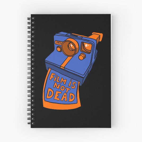 Item preview, Film is not dead - Instant Camera - Blue & Orange designed and sold by MOREDANKMEMES.