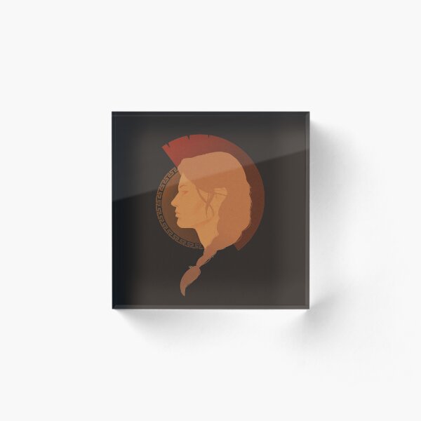Kassandra - Spartan sibling 1of2 Acrylic Block