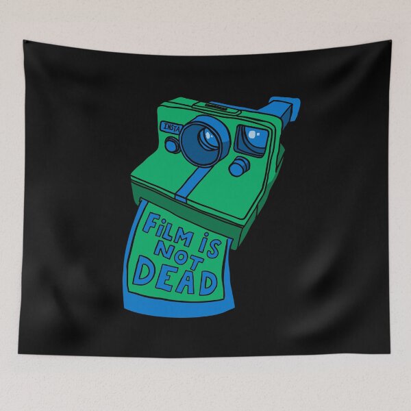 Item preview, Film is not dead - Instant Camera - Green & Blue designed and sold by MOREDANKMEMES.