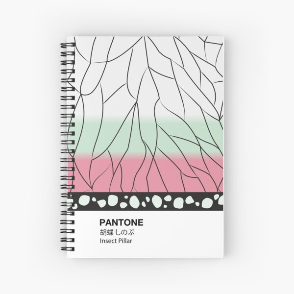 PANTONE Case Demon Slayer Shinobu Kocho Insect Pillar Spiral Notebook
