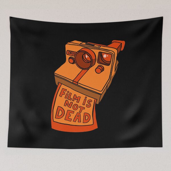 Item preview, Film is not dead - Instant Camera - Orange designed and sold by MOREDANKMEMES.
