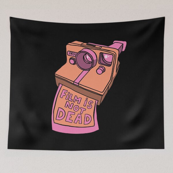 Item preview, Film is not dead - Instant Camera - Peach & Pink designed and sold by MOREDANKMEMES.