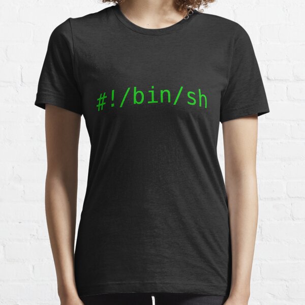 Item preview, #!/bin/sh - Green Text Design  designed and sold by noodledesigns.