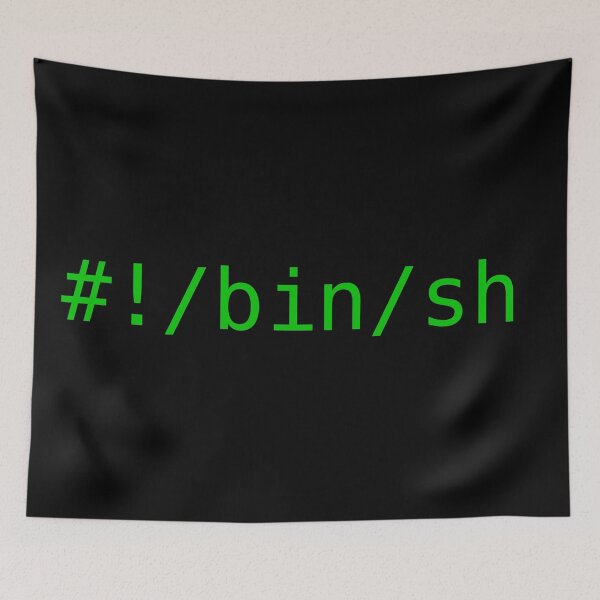 Item preview, #!/bin/sh - Green Text Design  designed and sold by noodledesigns.