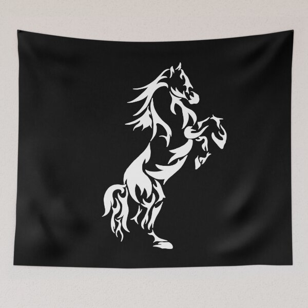 Item preview, Elegant horse stallion mare frieze dear gift designed and sold by Weilichesmag.