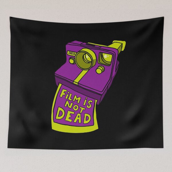 Item preview, Film is not dead - Instant Camera - Purple & Green designed and sold by MOREDANKMEMES.