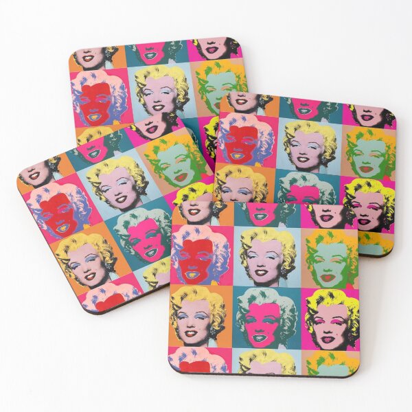 Andy Warhol, Marilyn Monroe Coasters (Set of 4)
