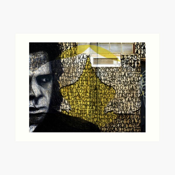 The Mercy Seat - Nick Cave (Walls Notebook) Art Print