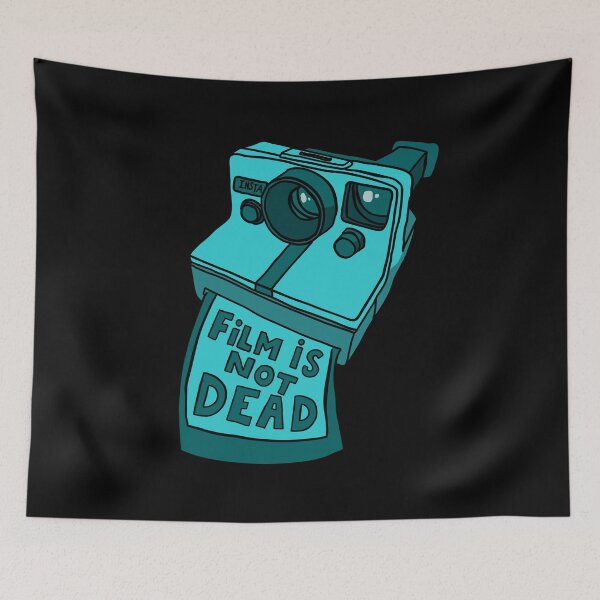 Item preview, Film is not dead - Instant Camera - Teal designed and sold by MOREDANKMEMES.