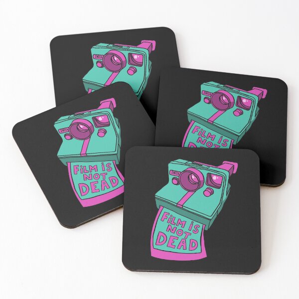 Item preview, Film is not dead - Instant Camera - Teal & Pink designed and sold by MOREDANKMEMES.