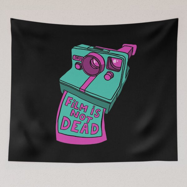 Item preview, Film is not dead - Instant Camera - Teal & Pink designed and sold by MOREDANKMEMES.