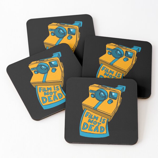 Item preview, Film is not dead - Instant Camera - Yellow & Blue designed and sold by MOREDANKMEMES.