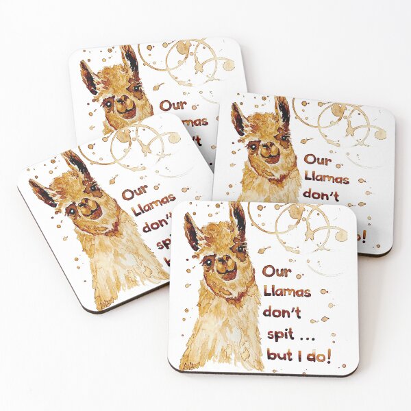Item preview, Llamas Don't Spit designed and sold by ArtByAmy.