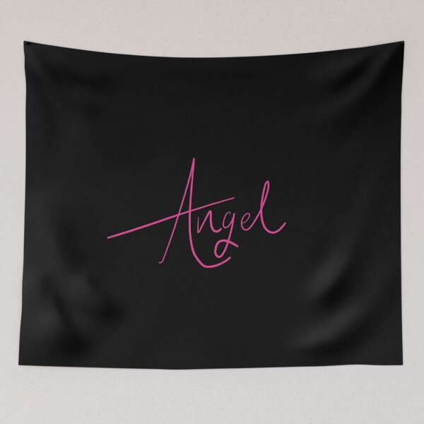 Item preview, Angel Handwriting Script Style Halloween Gift Idea designed and sold by phoxydesign.