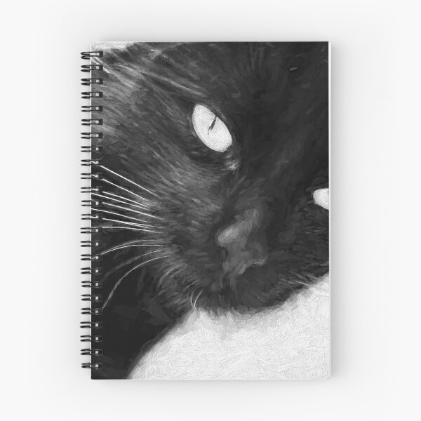 Item preview, black cat designed and sold by Claraveritas.