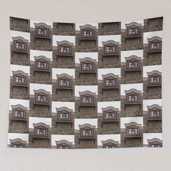 Item preview, Unexpected Feature - Oriel Window on a High Stone Wall designed and sold by Georgia Mizuleva.