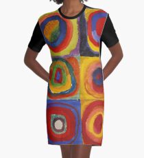 Squares with Concentric Circles, 1913 Wassily, Kandinsky Graphic T-Shirt Dress