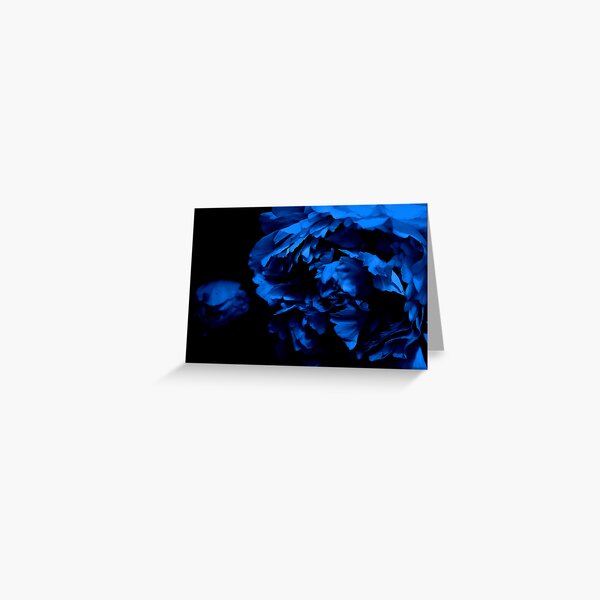 Black Blues Greeting Card