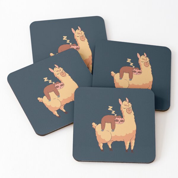 Item preview, Llama and sleeping sloth designed and sold by DerSenat.
