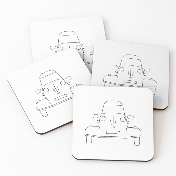 Item preview, Messerschmitt KR200 bubble car outline graphic (black)  designed and sold by soitwouldseem.