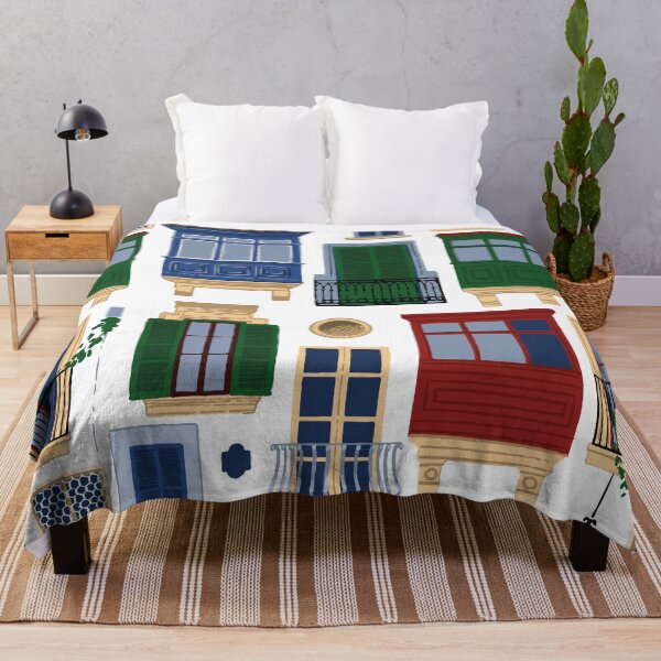 Item preview, Vector collection of traditional maltese architectural elements  designed and sold by Ekaterina Glazkova.