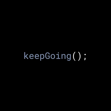 Artwork thumbnail, JavaScript - Keep Going by developer-gifts