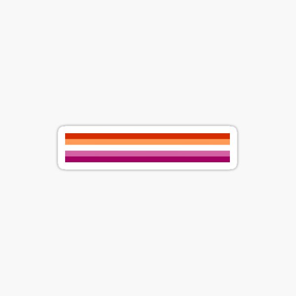 Item preview, Lesbian (new) Pride Stripe designed and sold by SimplyPride.