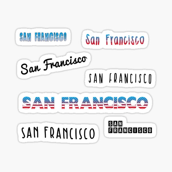 San Francisco City Sticker Pack Sticker