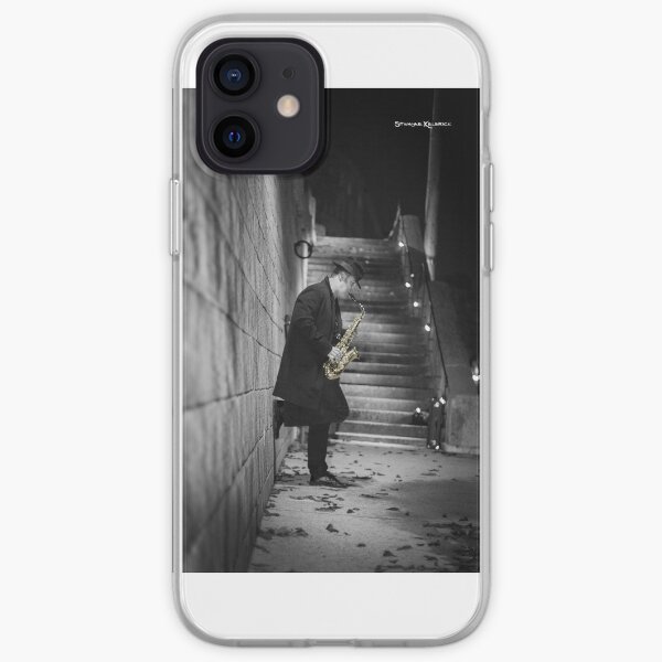 The Golden Saxophone Player iPhone Soft Case