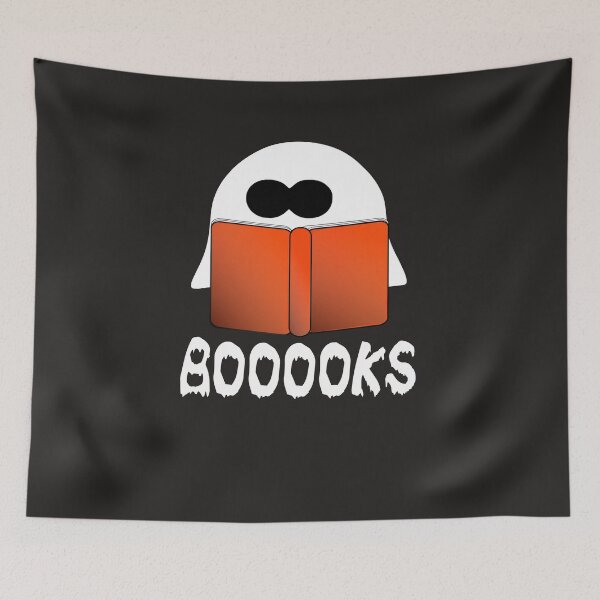 Item preview, Halloween ghost books reading gift designed and sold by Ibu83.