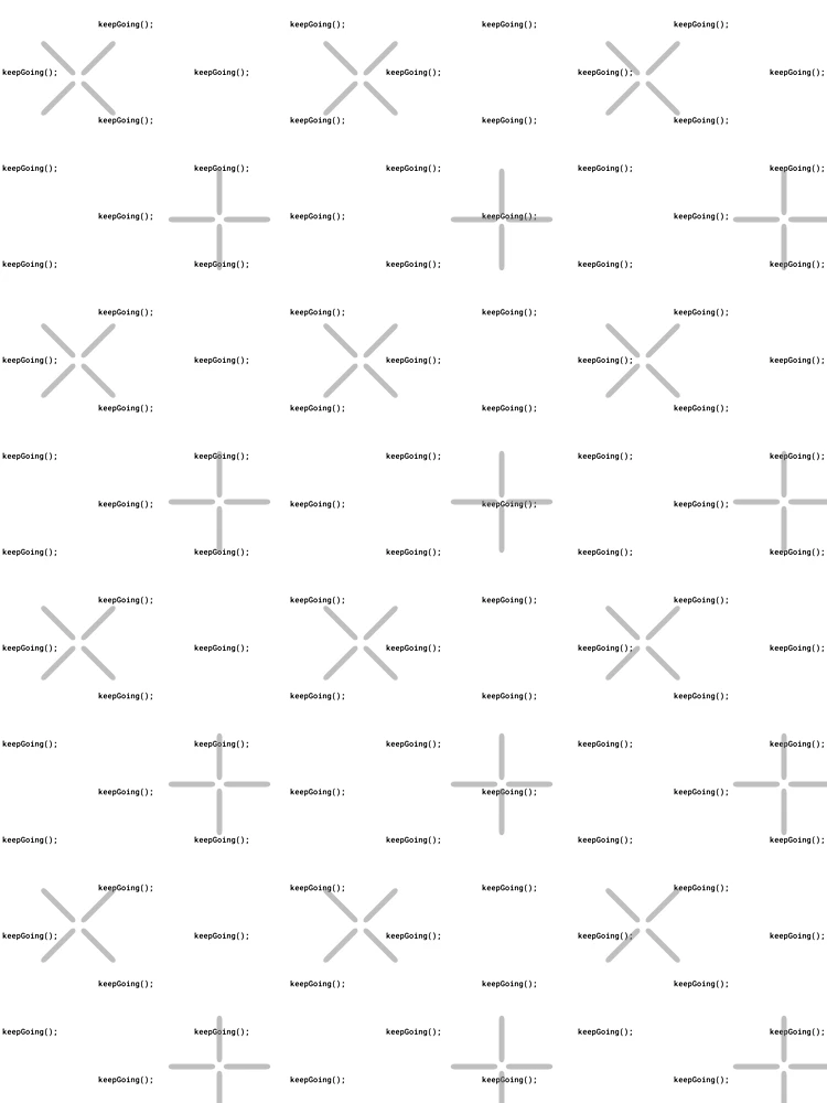 Thumbnail 3 of 3, Scarf, JavaScript - Keep Going (Inverted) designed and sold by developer-gifts.