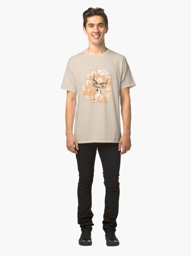 Alternate view of Hey! Beauty! - Greater Kudu - yellow Classic T-Shirt