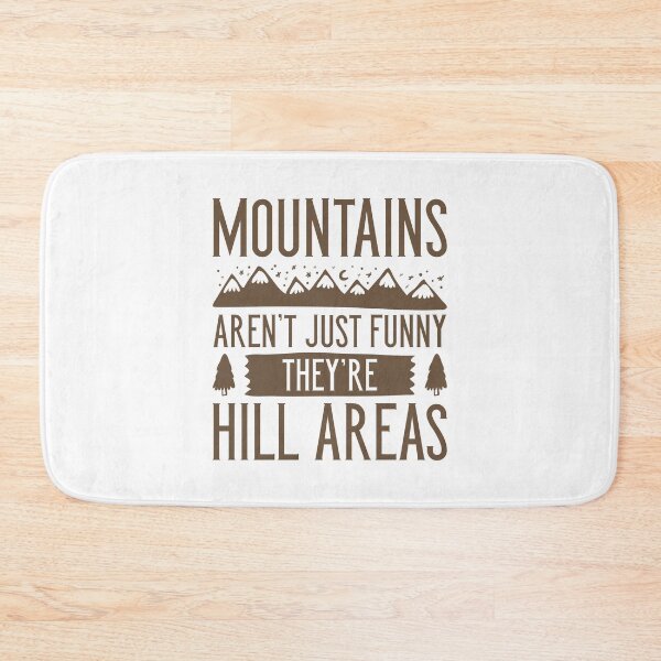 Item preview, Mountains Aren’t Just Funny designed and sold by LuckyFoxDesigns.