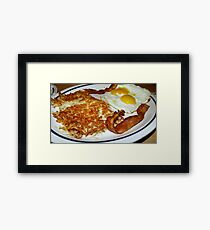 breakfast combo Framed Print