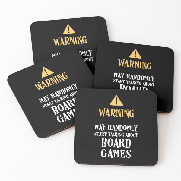 Item preview, Warning May Randomly Talk About Board Games designed and sold by pixeptional.