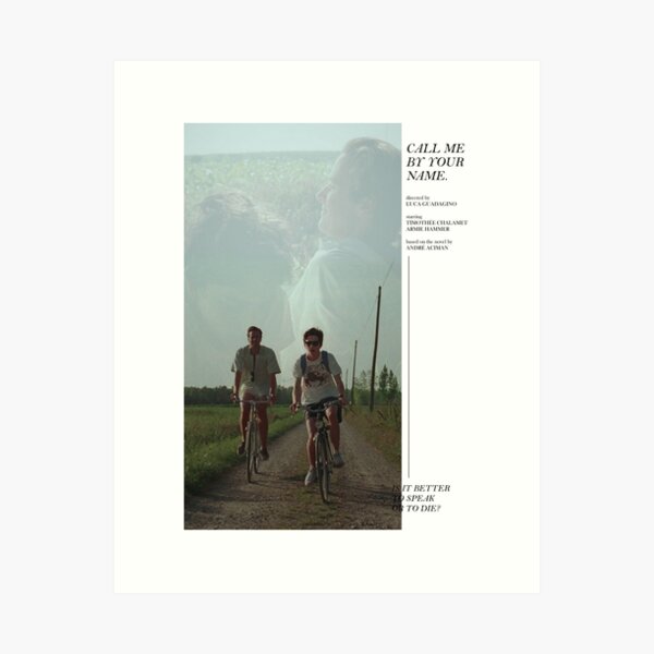 Item preview, CALL ME BY YOUR NAME movie poster // timothee chalomet, armie hammer designed and sold by TheSamStudio.
