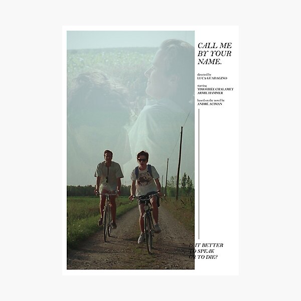 Item preview, CALL ME BY YOUR NAME movie poster // timothee chalomet, armie hammer designed and sold by TheSamStudio.