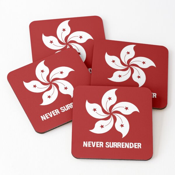 Item preview, Free Hong Kong Flag Never Surrender designed and sold by Fiends.