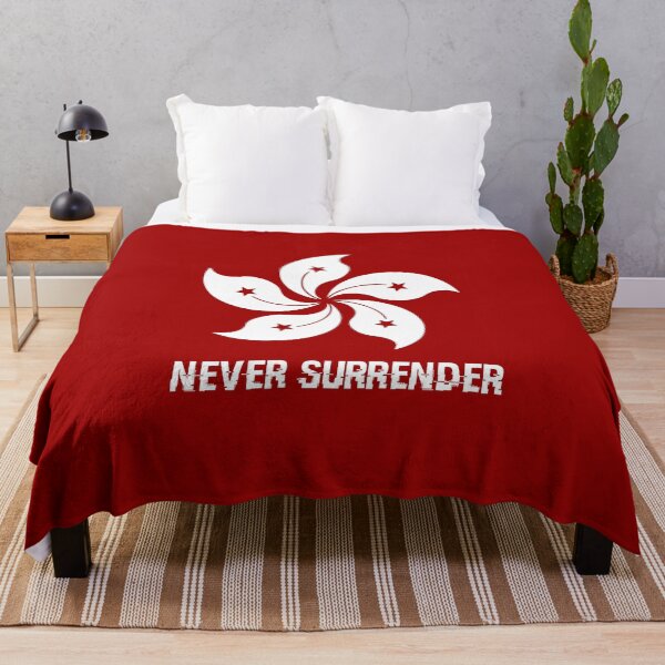 Item preview, Free Hong Kong Flag Never Surrender designed and sold by Fiends.