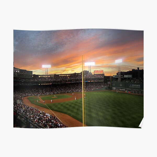 Sunset at Fenway Poster