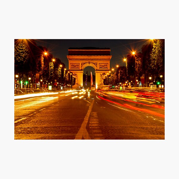 Arc De Triomphe (Paris, France) Photographic Print